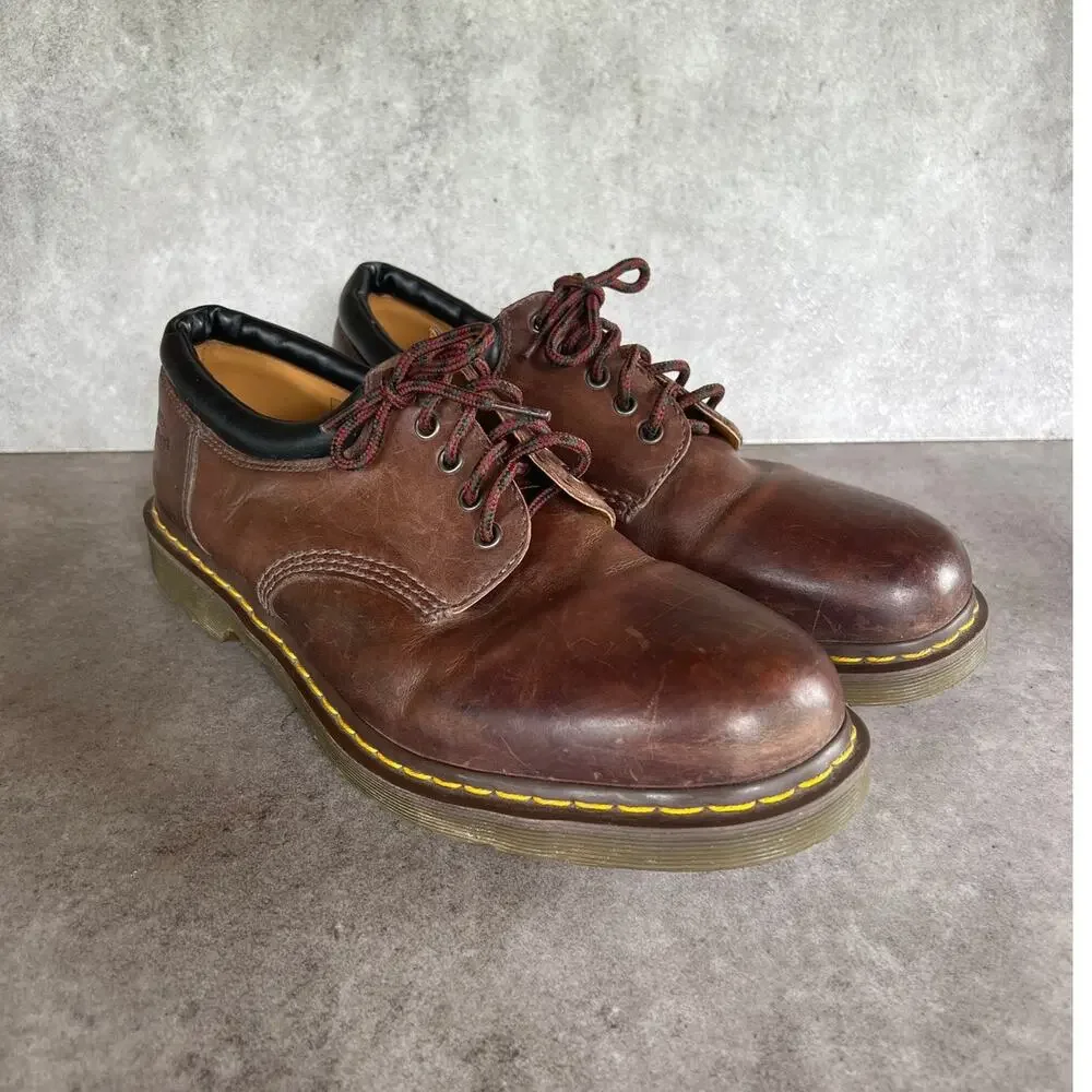 Dr. Martens 8053 5-eye casual shoes brown oxfords chunky grunge mens dressy
